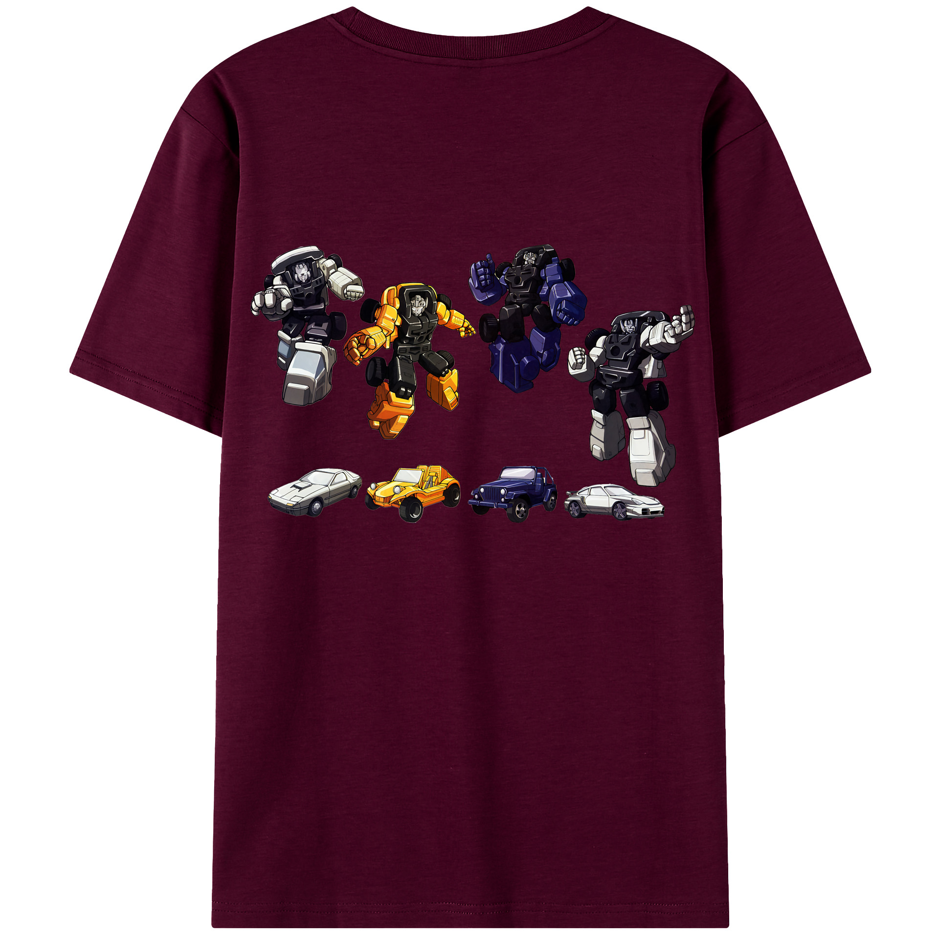 （画像用） Transformers トランスフォーマー レディース半袖Tシャツ(バックプリント)